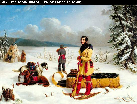 Paul Kane The Surveyor: Portrait of Captain John Henry Lefroy or Scene in the Northwest